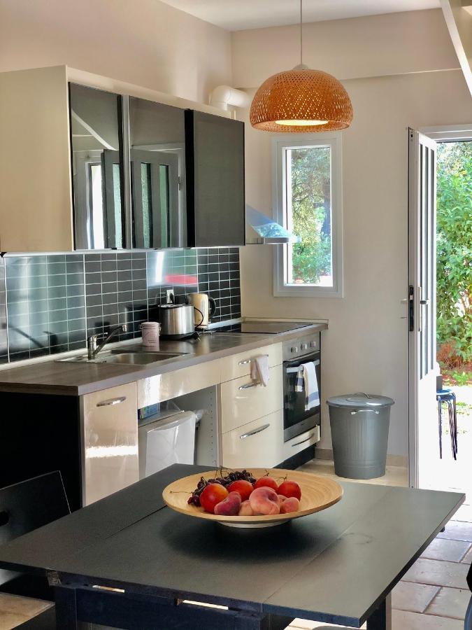 מיקרוס גיאלוס Gialos Villas 1-2 With A Private Pool מראה חיצוני תמונה