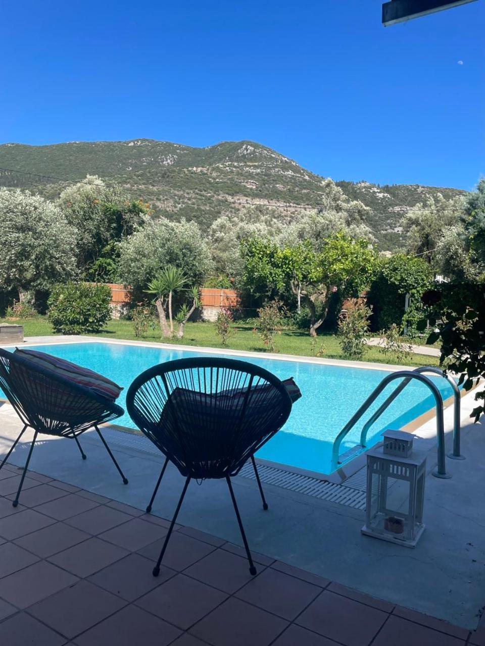 מיקרוס גיאלוס Gialos Villas 1-2 With A Private Pool מראה חיצוני תמונה